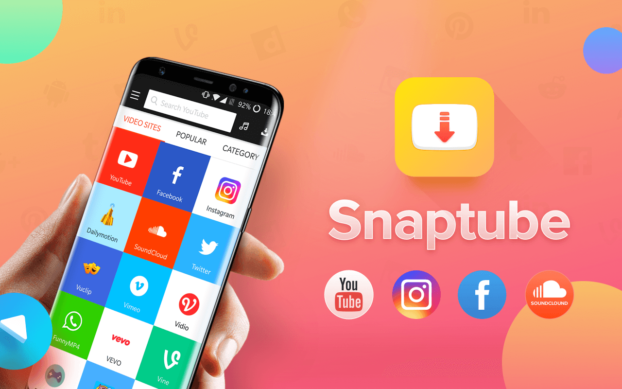 Descarga sin problema videos y música en tu Android con Snaptube