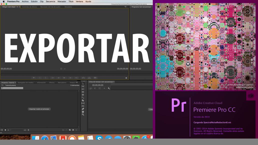 Exportar, Tutorial Adobe Premier Pro CC