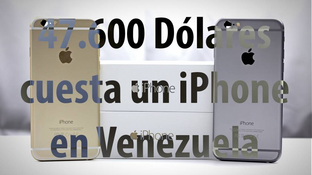47.600 dólares vale un iPhone en Venezuela