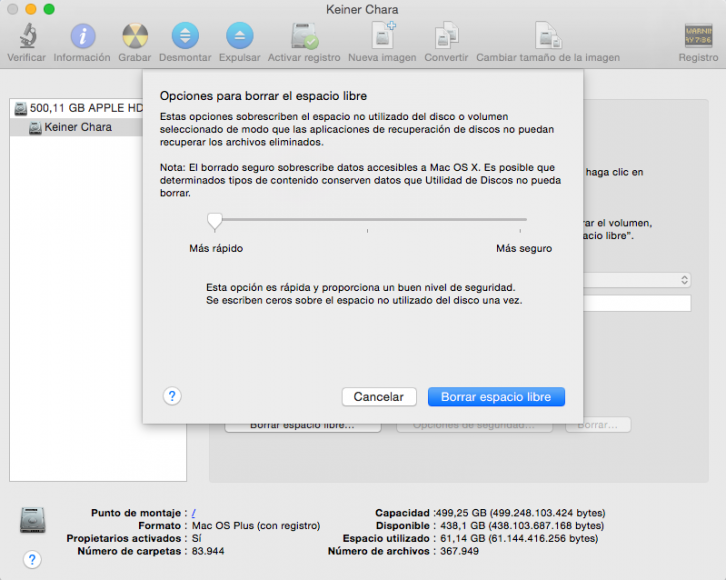 Optimizar el rendimiento de OS X Yosemite