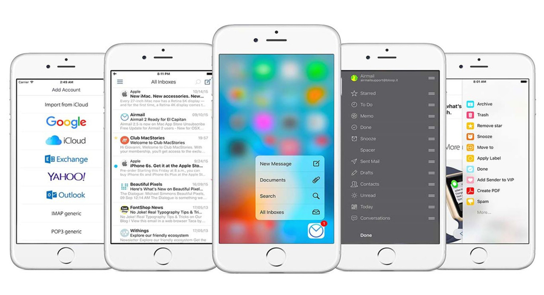 AirMail para iOS, una de las mejores aplicaciones para gestionar tu correo electrónico