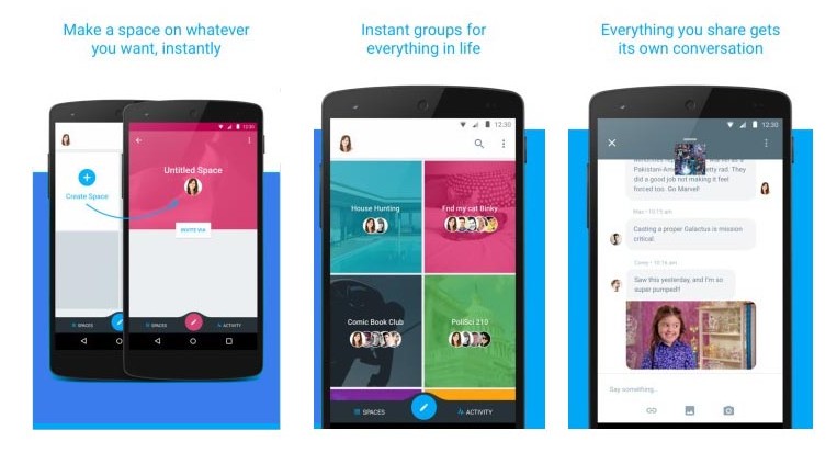 EscapeDigital - Google prueba Spaces, nueva App de mensajería grupal2