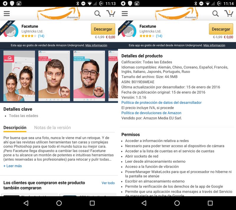 Amazon Underground, obtén apps de pago de manera gratuita