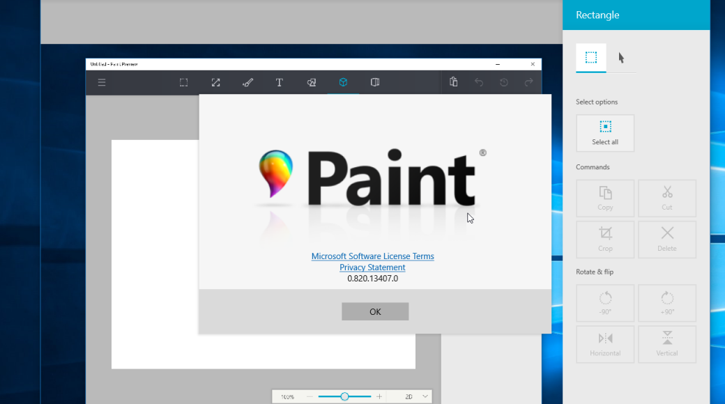 Instala el nuevo Paint en tu Windows 10 Anniversary Update x64