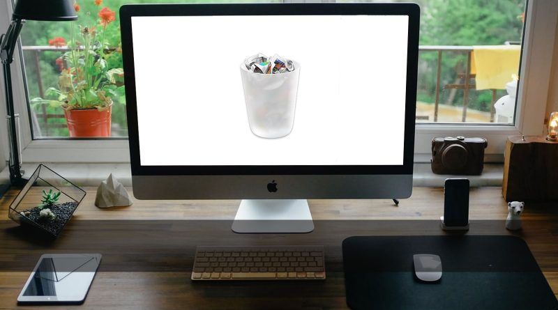la Papelera de reciclaje en Mac OS X