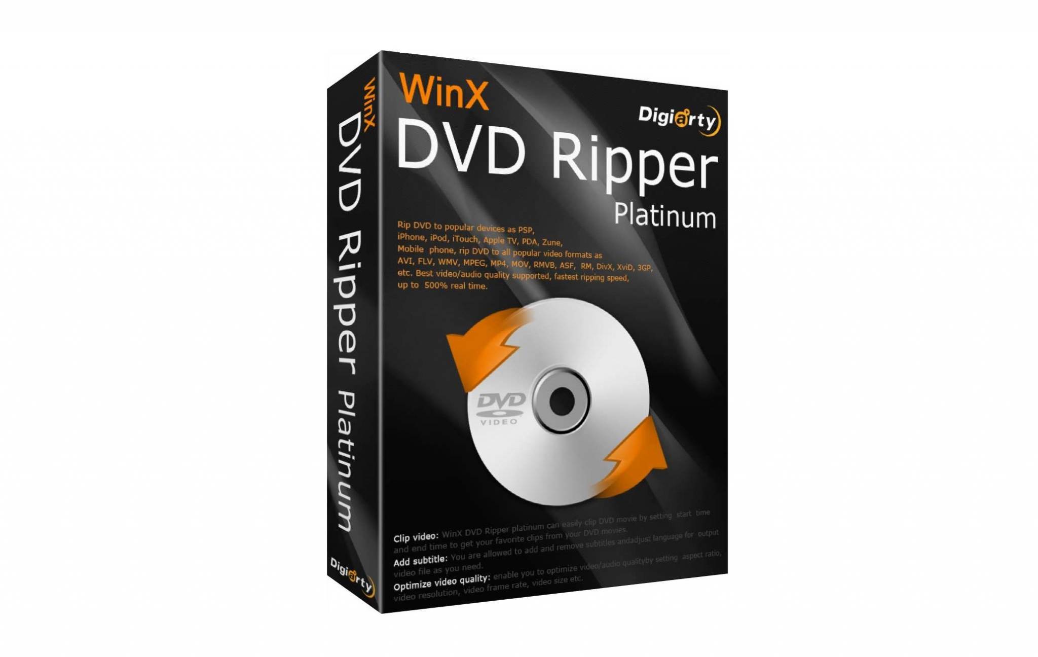 Usa WinX DVD ripper para convertir DVD al iPhone Android o a tu ordenador