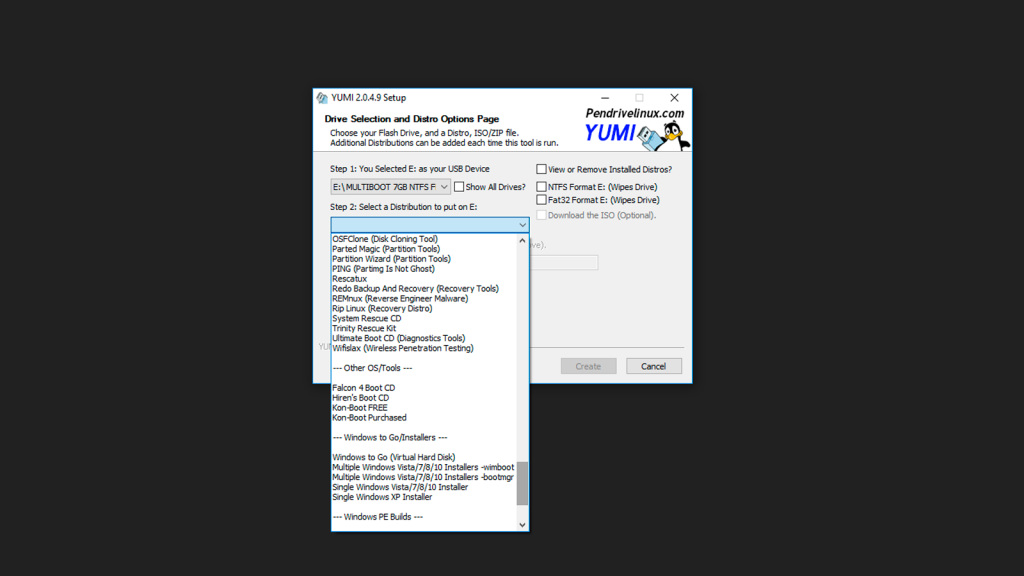 Yumi Multiboot de Sistemas Operativos en USB