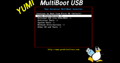 Yumi Multiboot de Sistemas Operativos en USB