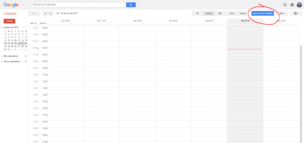 Habilita material design en calendario de Google web | Escape Digital ...
