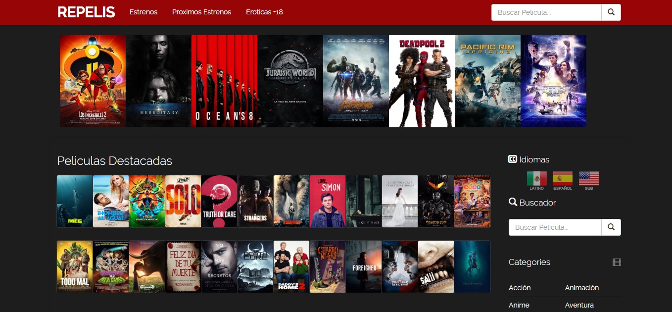 paginas para ver peliculas online gratis sin descargar y sin registrarse