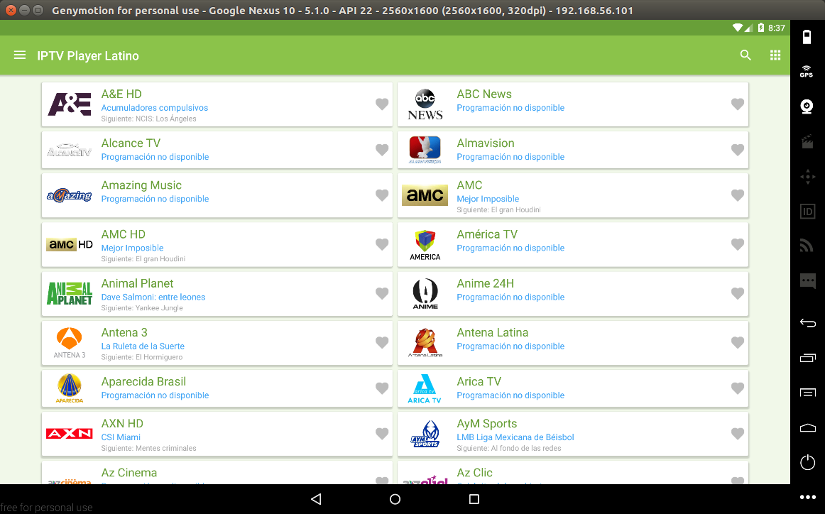 IPTV Player Latino La mejor aplicación para ver TV en Android Escape