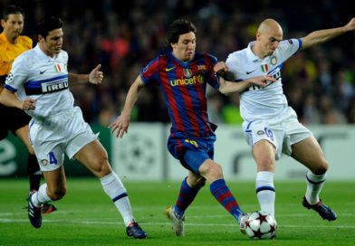 Los partidos de fútbol grandes: Barcelona e Inter en semifinales de la Liga de Campeones 2009-2010