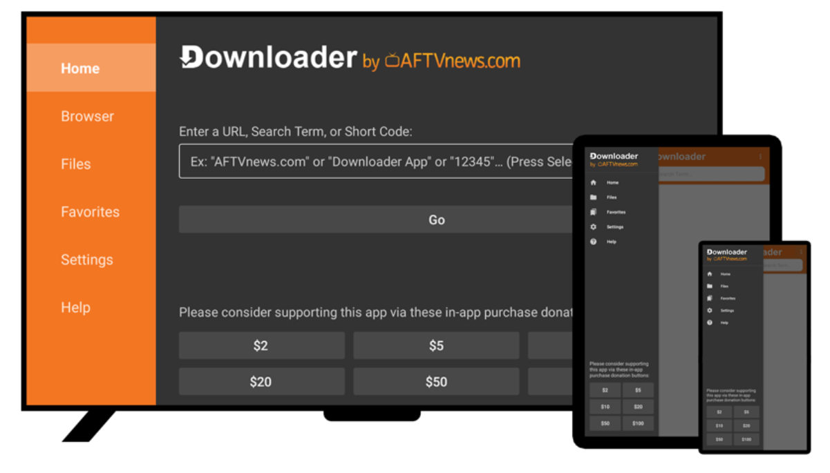 Downloader App para Tvs