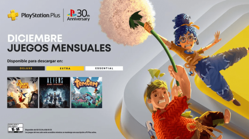 PlayStation Plus Diciembre 2024