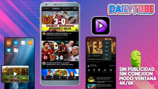 DailyTube: La app para ver vídeos y escuchar música gratis en tu móvil
