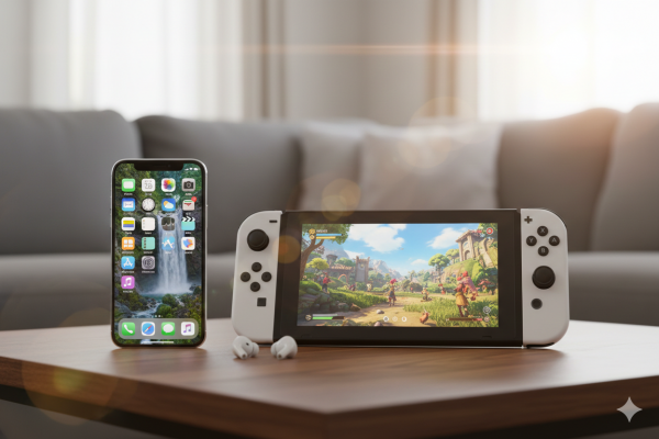 Cómo la Switch OLED complementa tu iPhone para el entretenimiento total